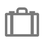 An icon of a briefcase. 